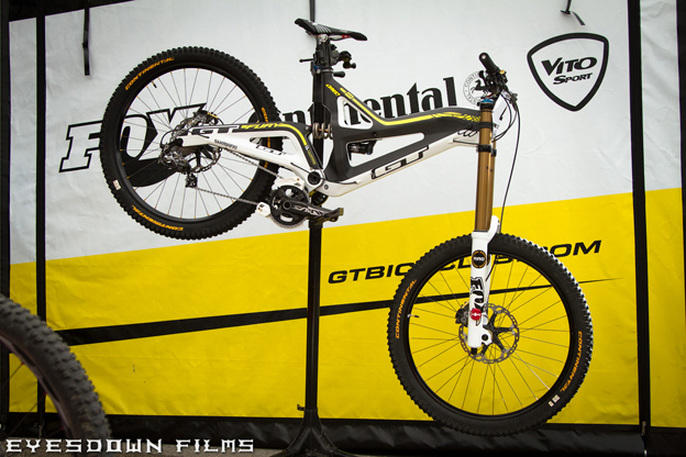 Gee Atherton Racing Eyesdown Films bike check Val di Sole World Cup
