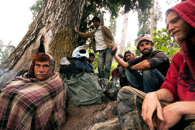 Building in Kashmir mountain bike trails advocacy India Pakistan