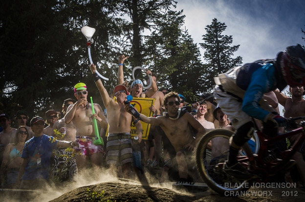 Crankworx 2012 Canadian Open DH downhill Steve Smith Casey Brown Whistler Hecklers Rock