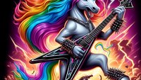 Heavy metal unicorn